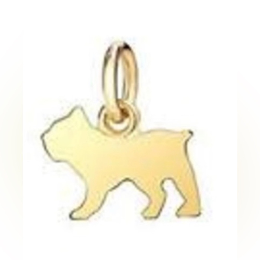 COPY - DODO 18k yellow gold small dog charm best friends